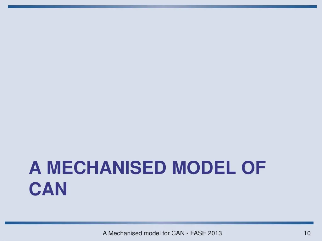 a mechanised model of can