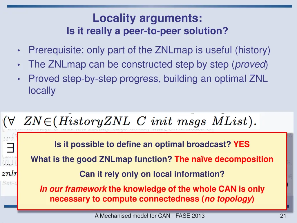 locality arguments is it really a peer to peer