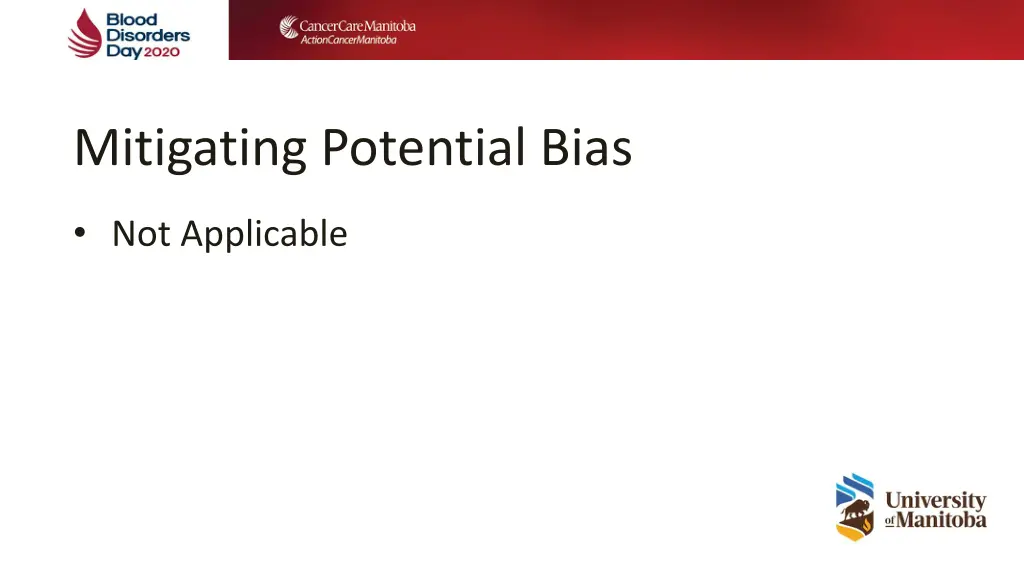 mitigating potential bias