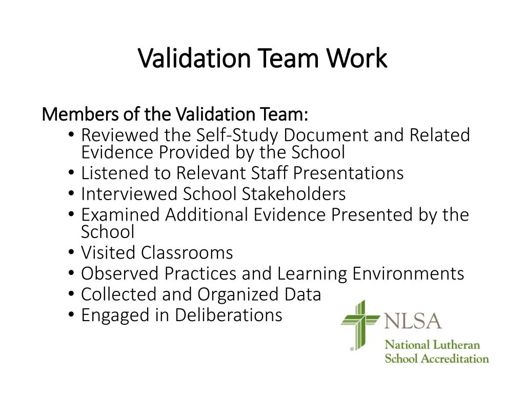 validation team work validation team work