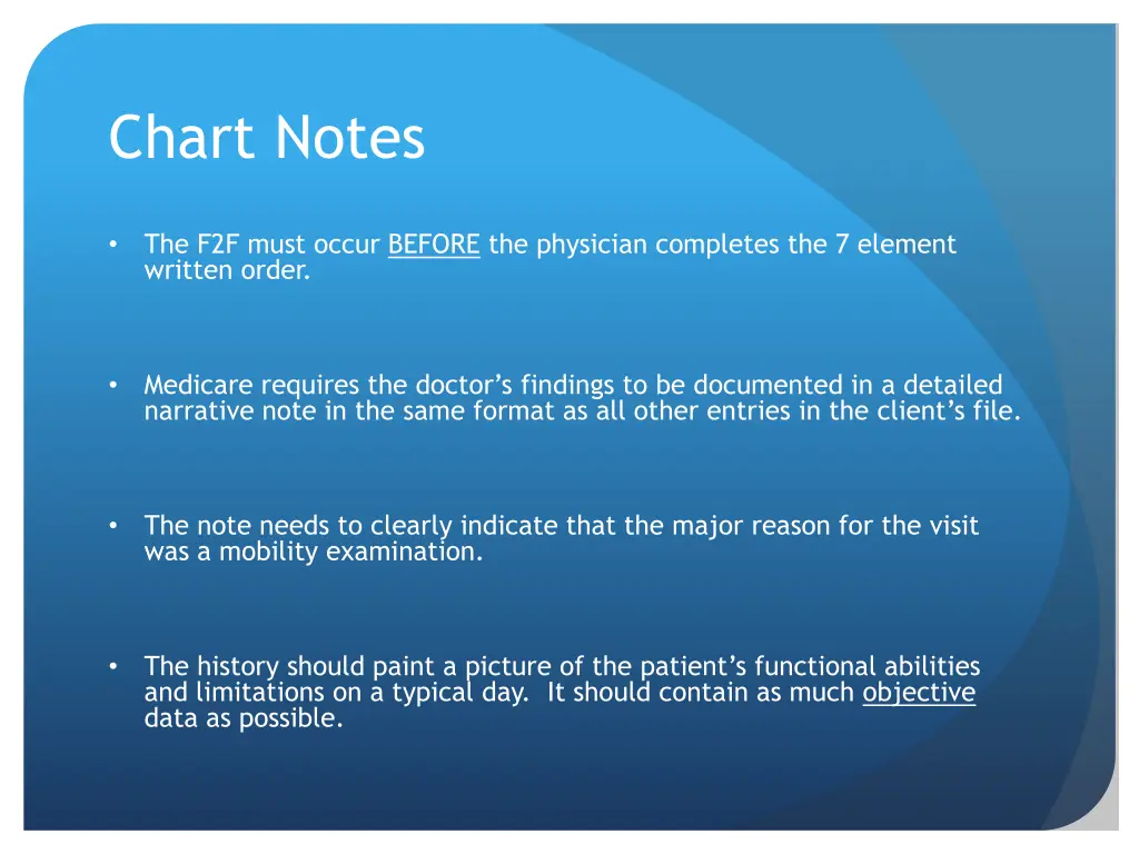 chart notes