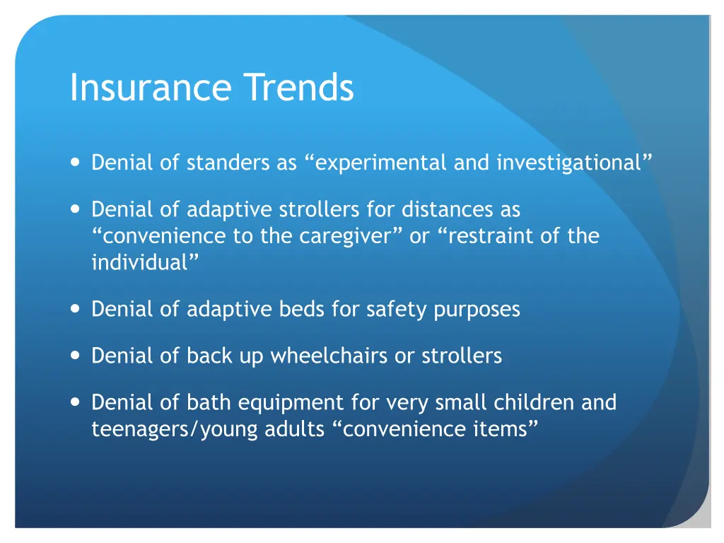 insurance trends