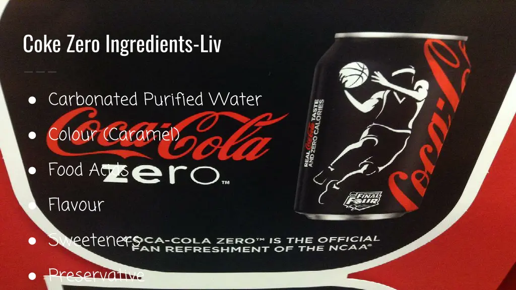 coke zero ingredients liv