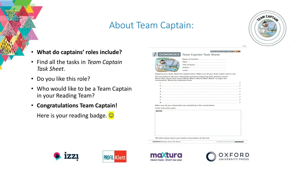 about team captain