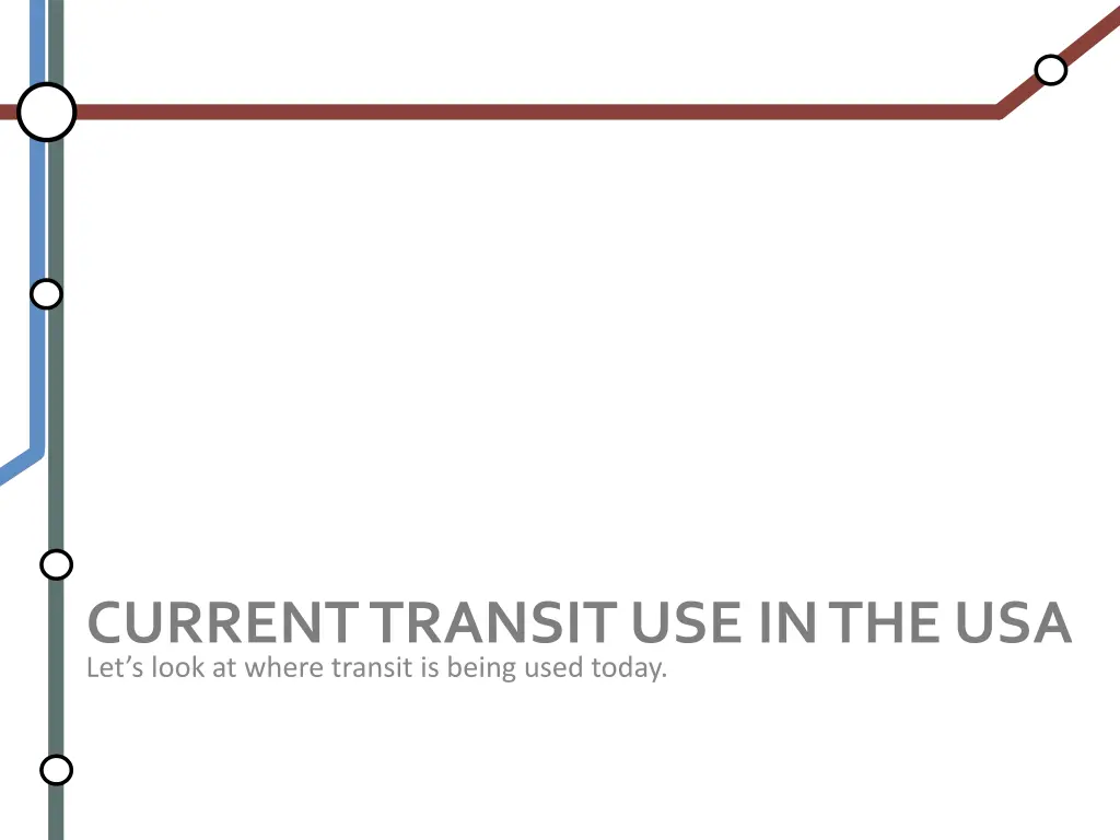 current transit use in the usa let s look