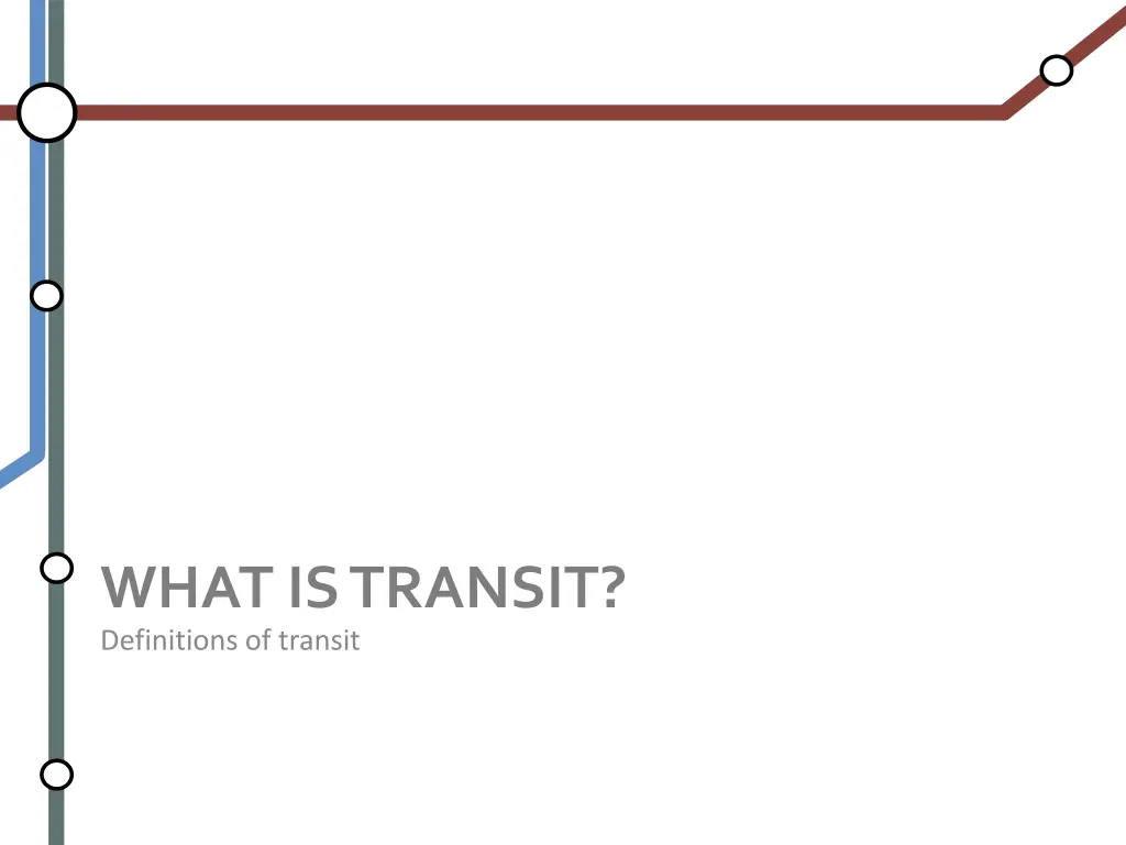 what is transit definitions of transit