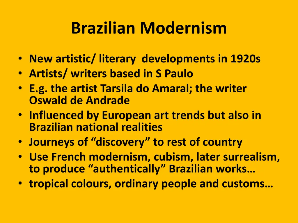 brazilian modernism