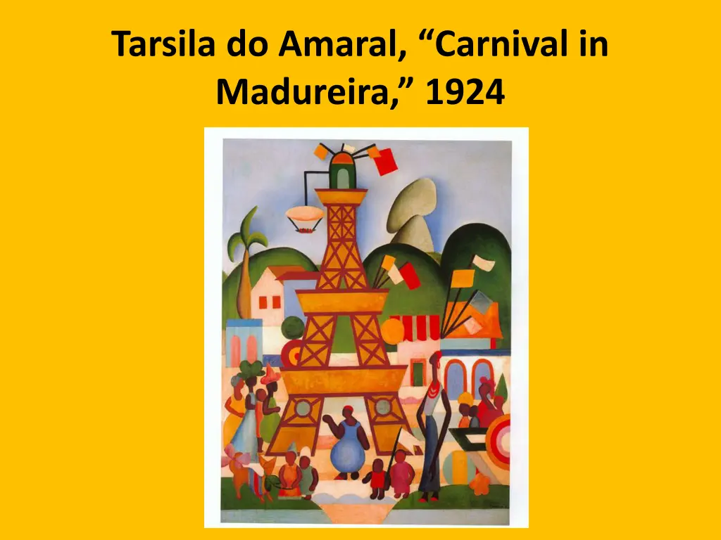 tarsila do amaral carnival in madureira 1924