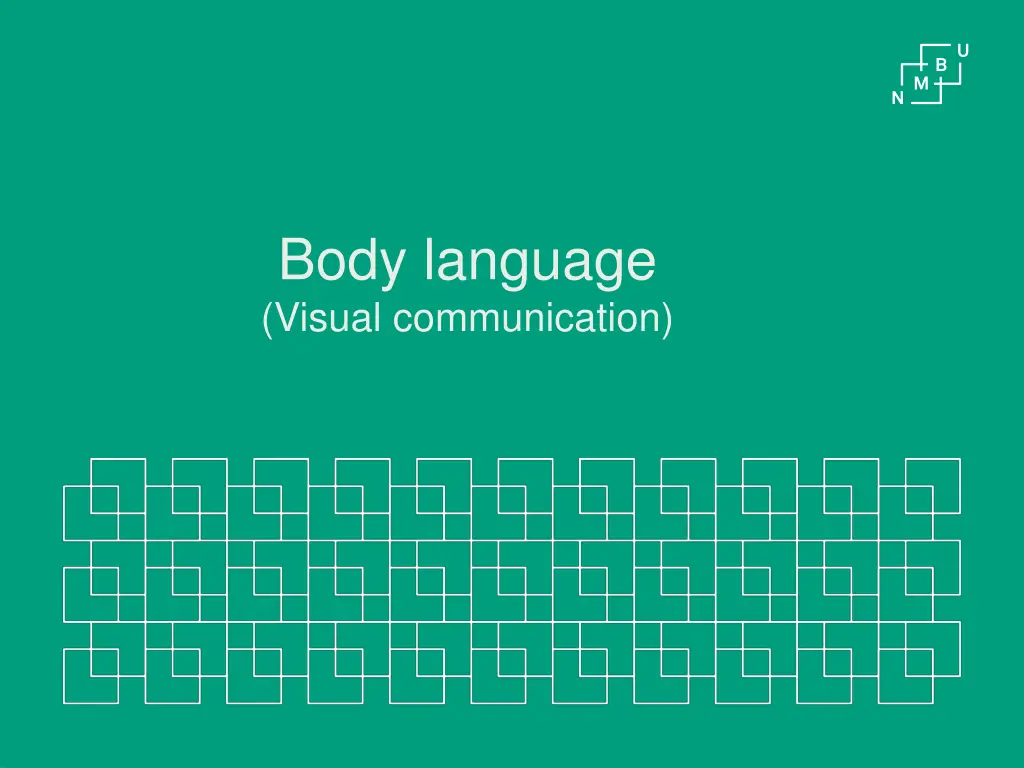 body language visual communication