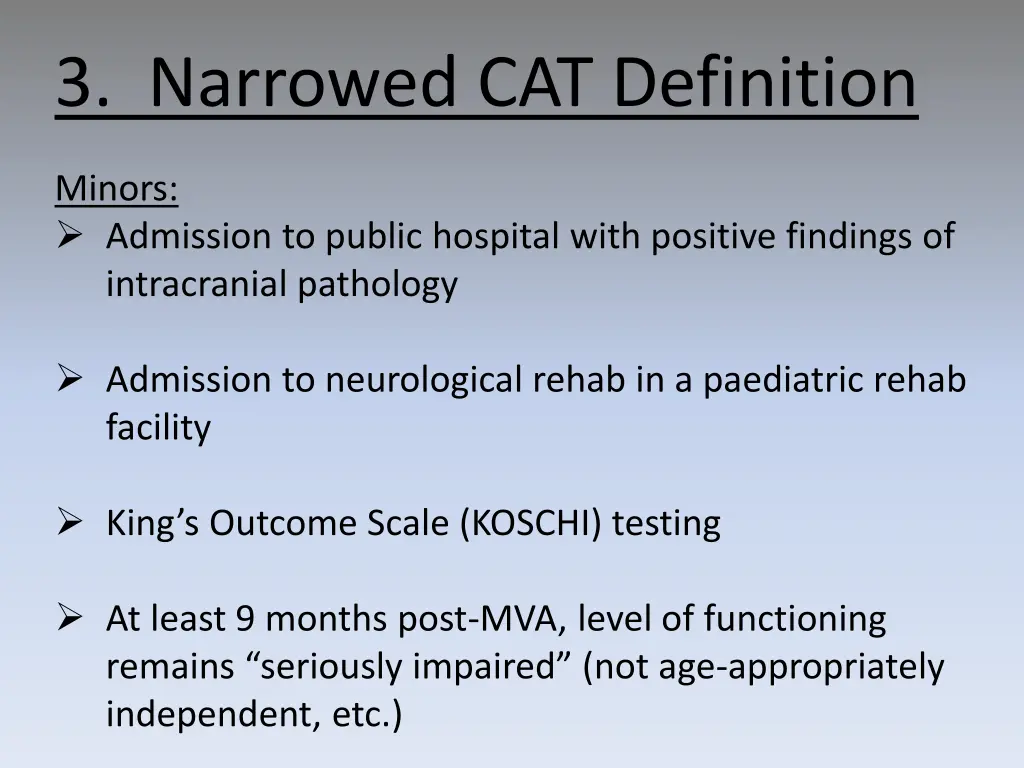 3 narrowed cat definition 2