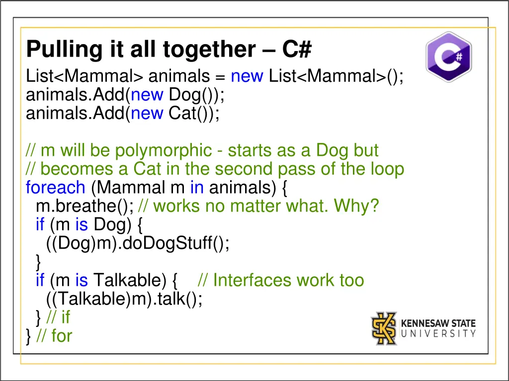 pulling it all together c list mammal animals