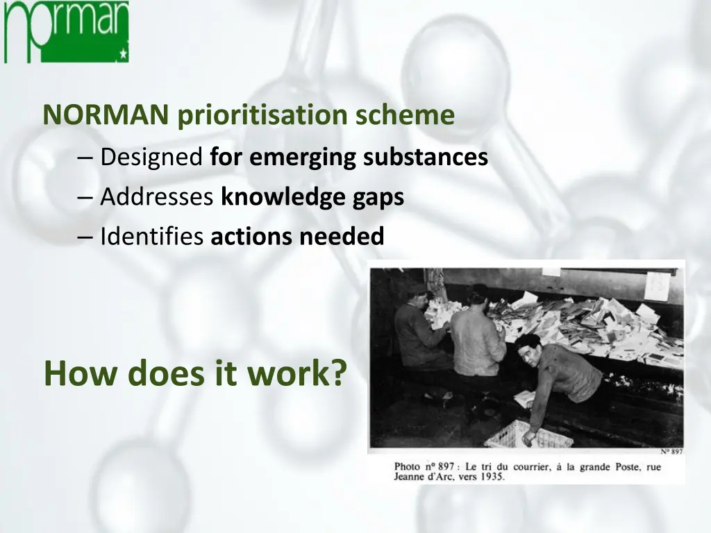 norman prioritisation scheme designed