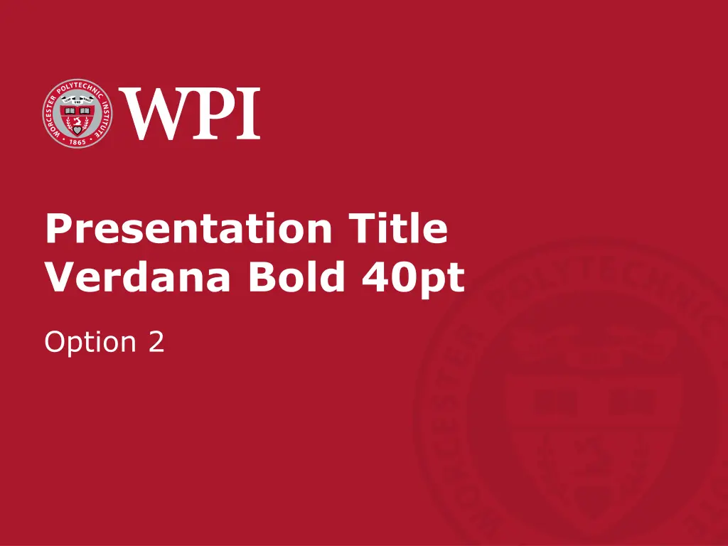 presentation title verdana bold 40pt 1