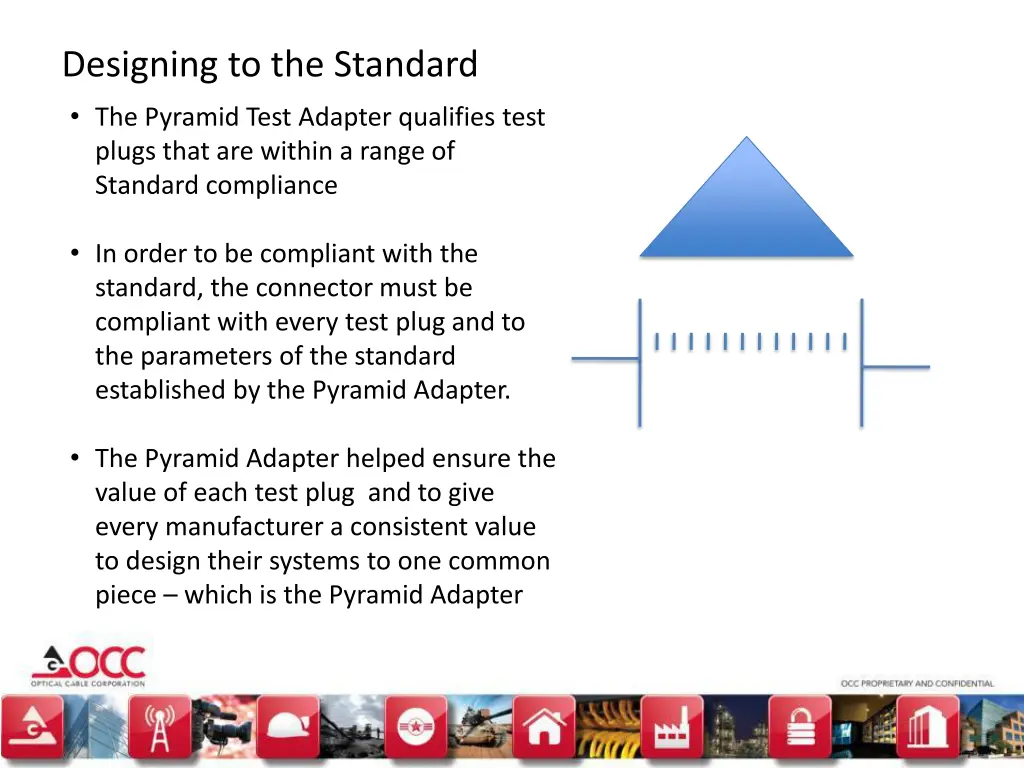 designing to the standard the pyramid test