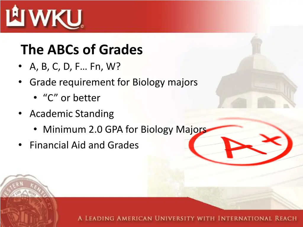 the abcs of grades a b c d f fn w grade