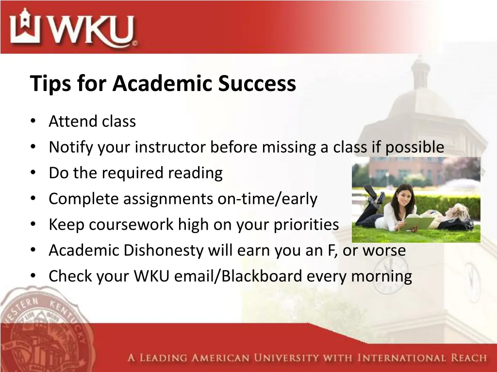 tips for academic success