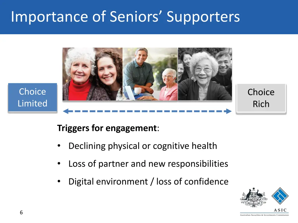 importance of seniors supporters