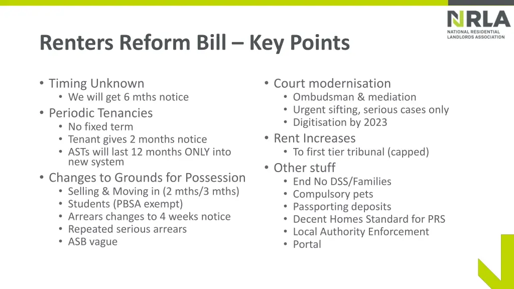 renters reform bill key points