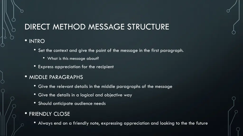 direct method message structure 1