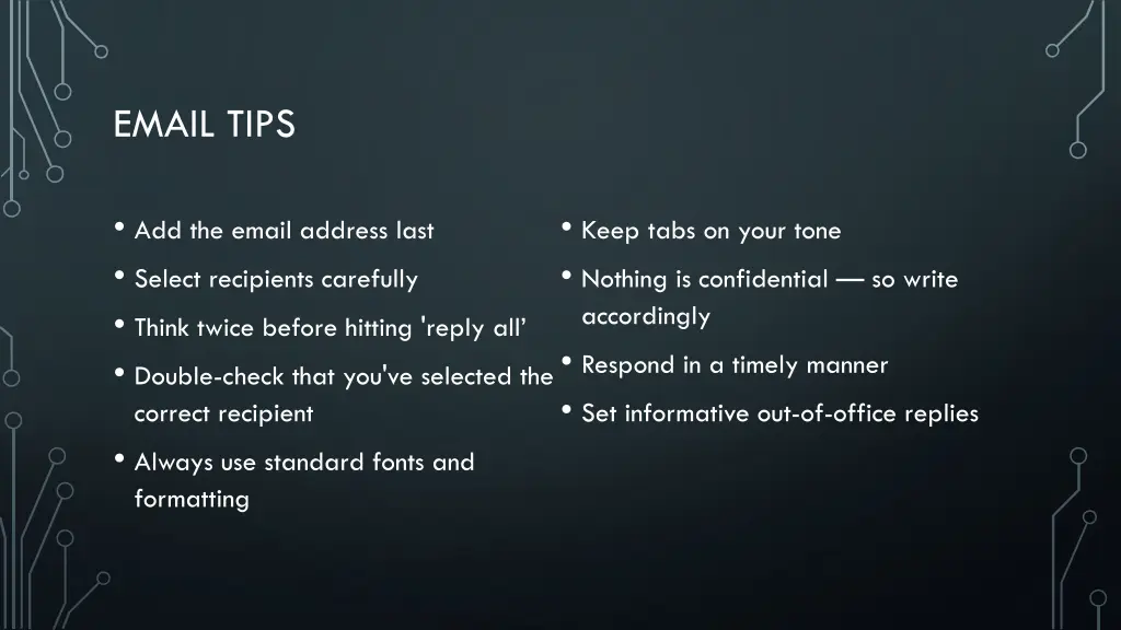 email tips 1