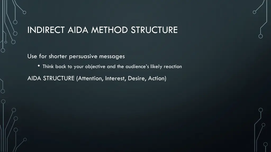 indirect aida method structure