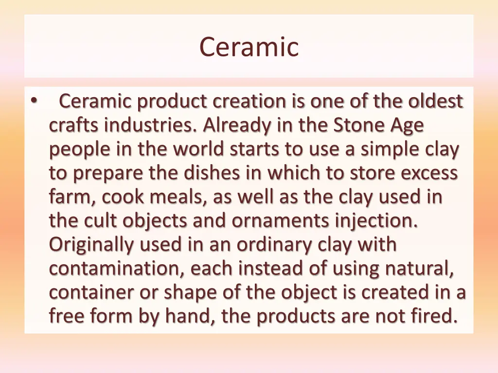 ceramic