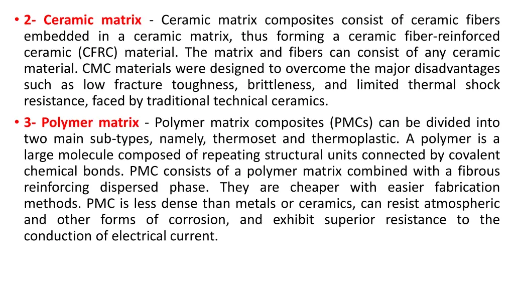 2 ceramic matrix ceramic matrix composites