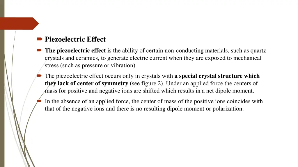 piezoelectric effect