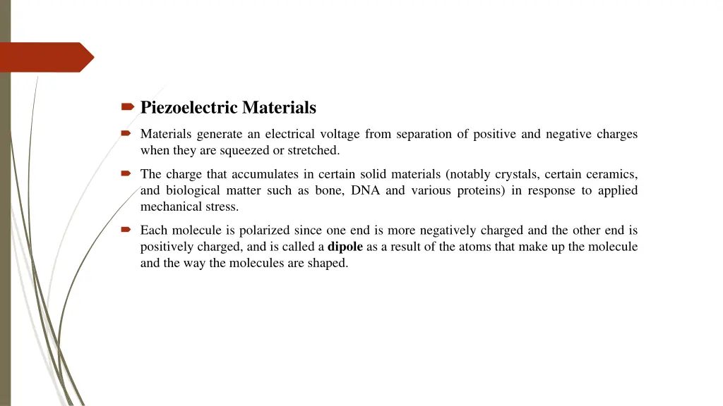 piezoelectric materials