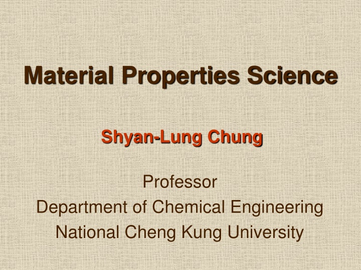 material properties science