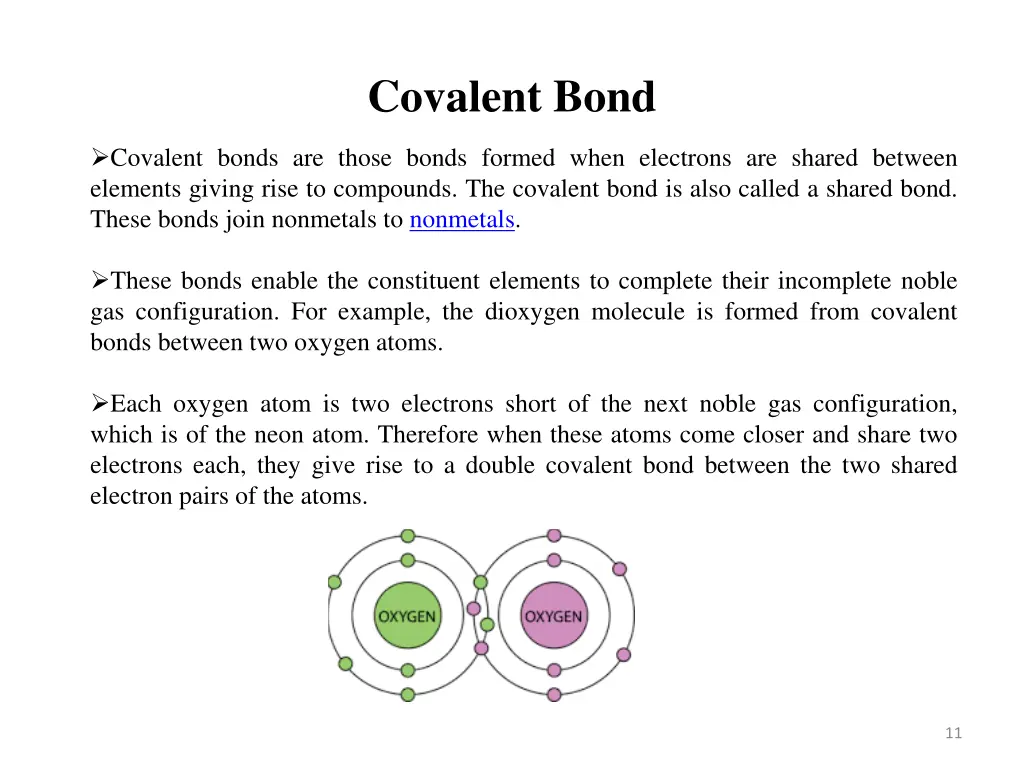 covalent bond