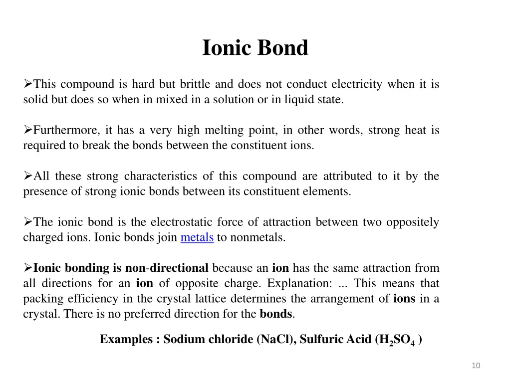 ionic bond