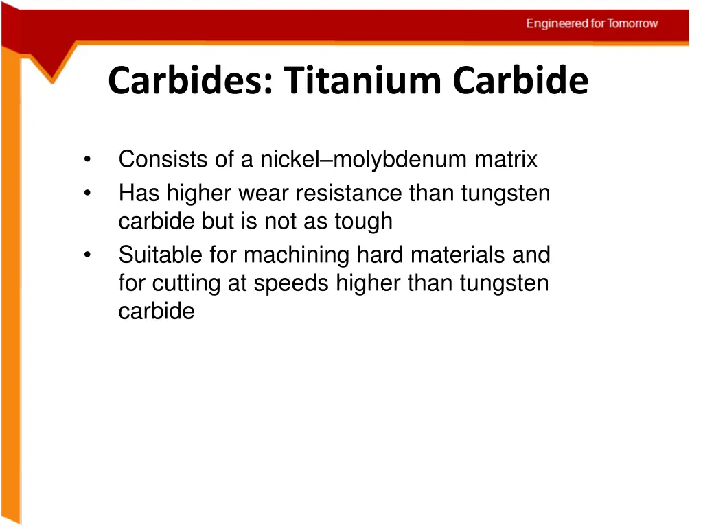 carbides titanium carbide