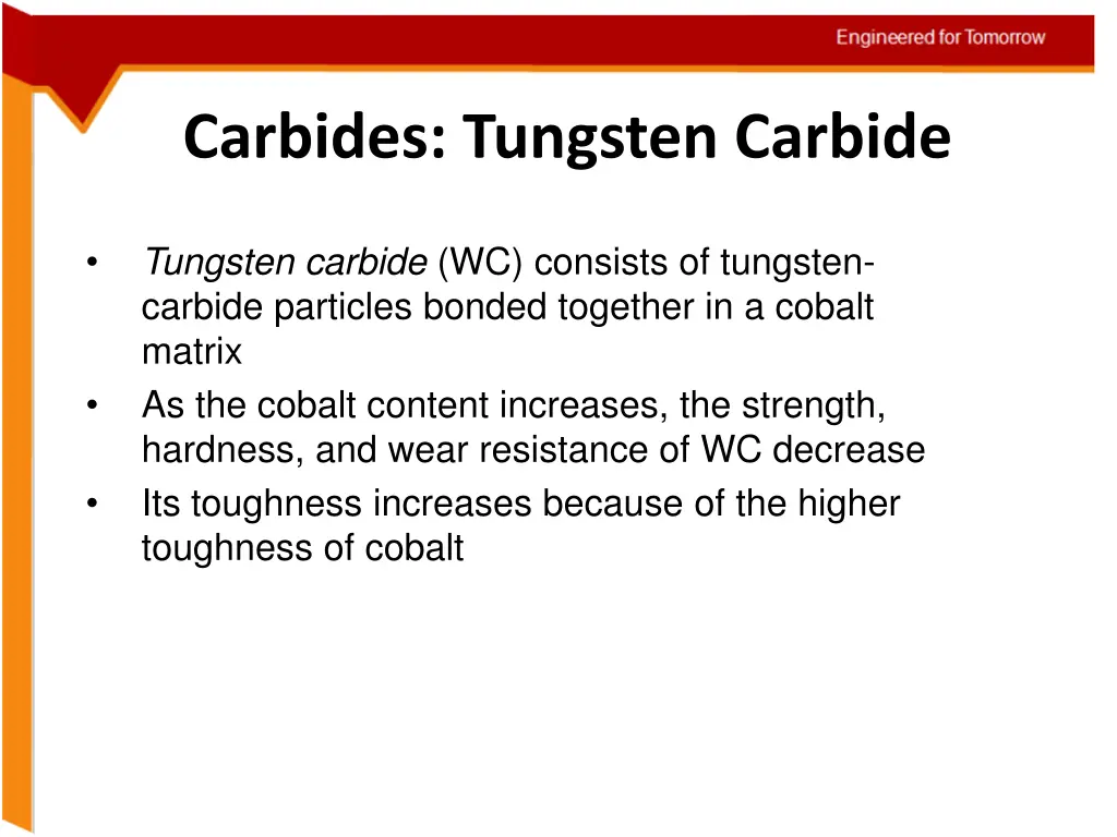 carbides tungsten carbide