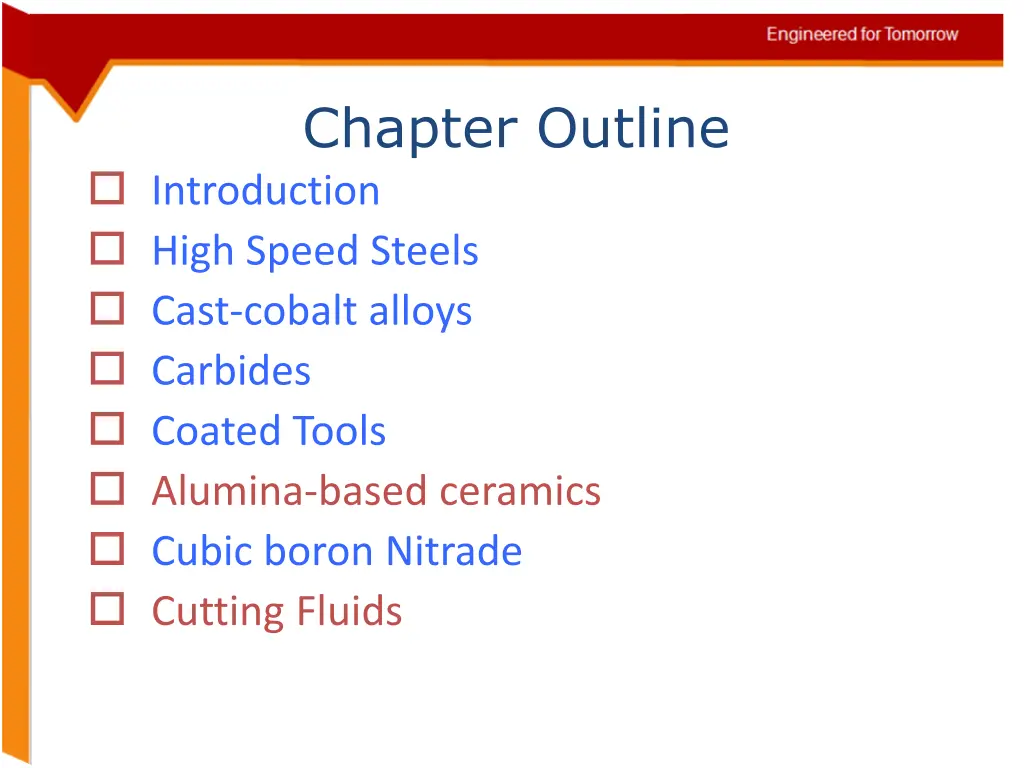 chapter outline introduction high speed steels