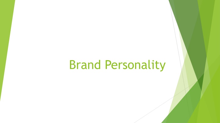 brand personality