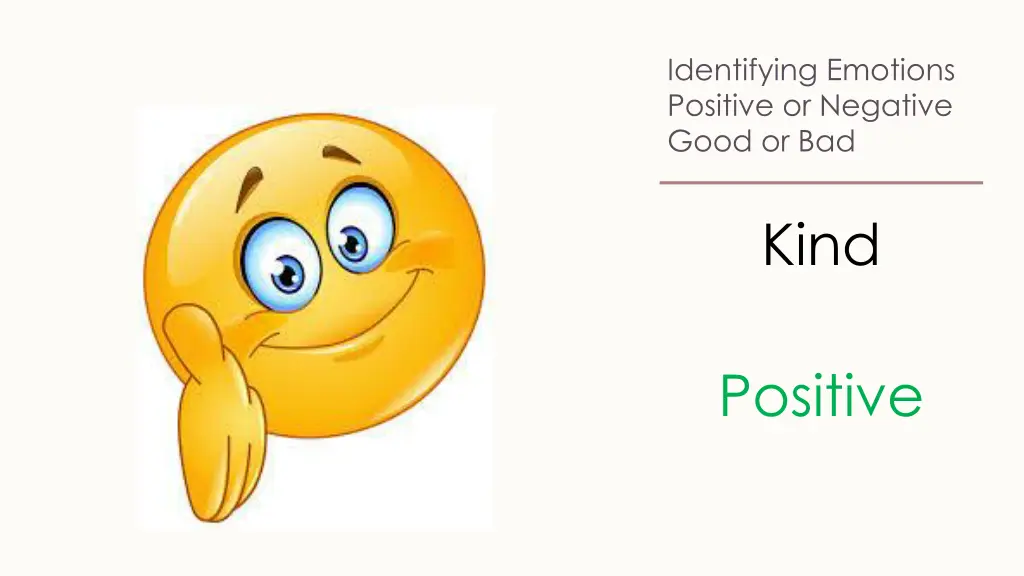 identifying emotions positive or negative good 2