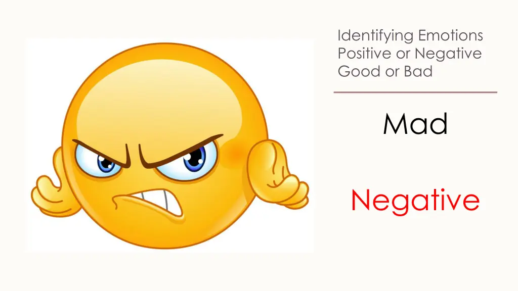 identifying emotions positive or negative good 4