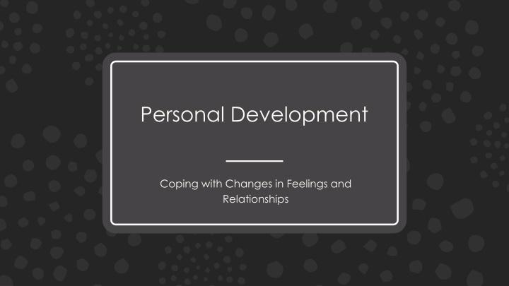 personal development