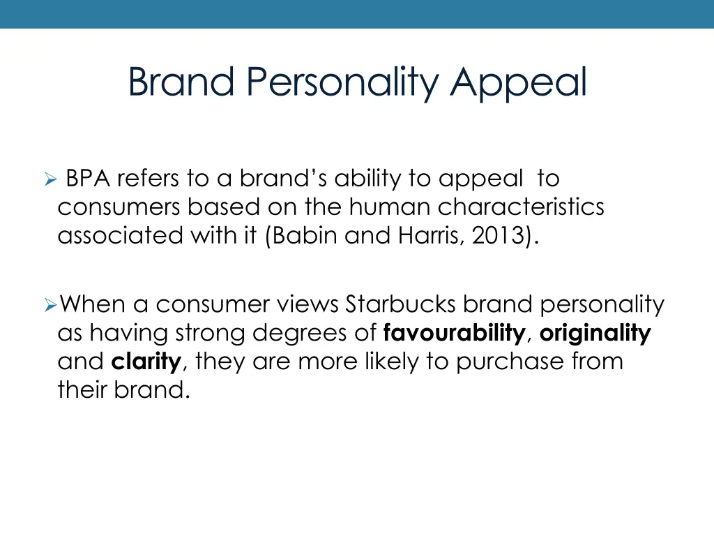 brand personality appeal