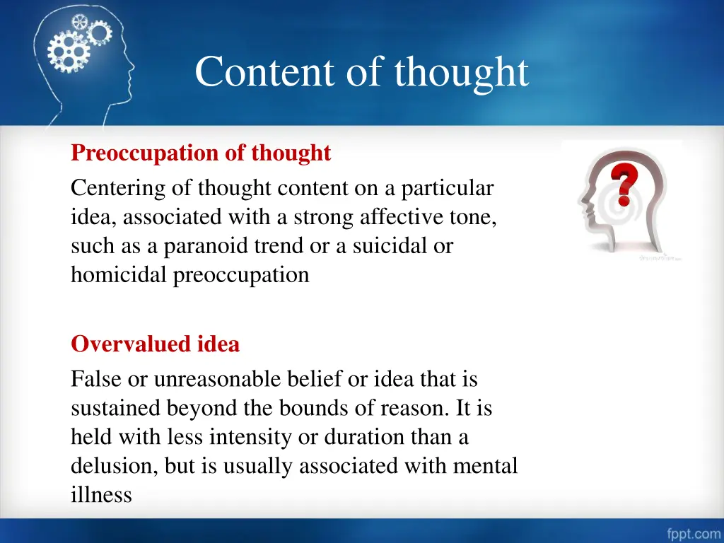 content of thought 2