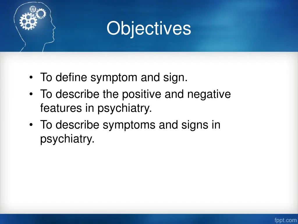 objectives