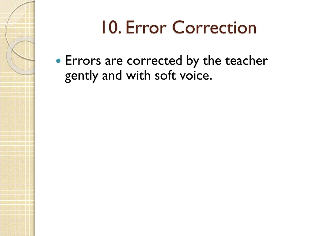 10 error correction