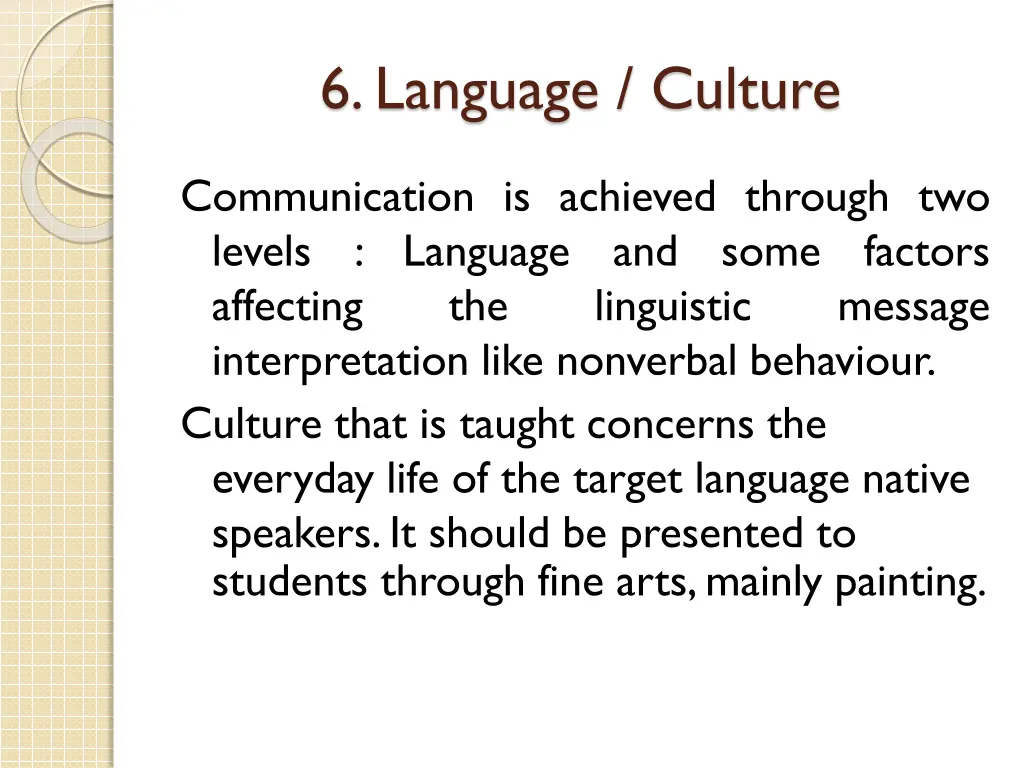 6 language culture