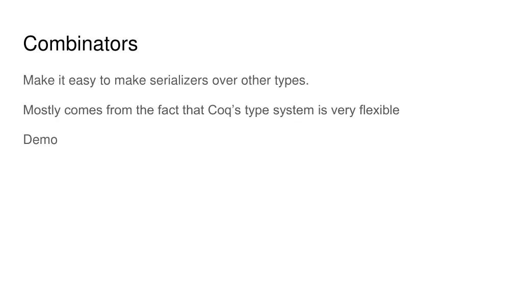 combinators