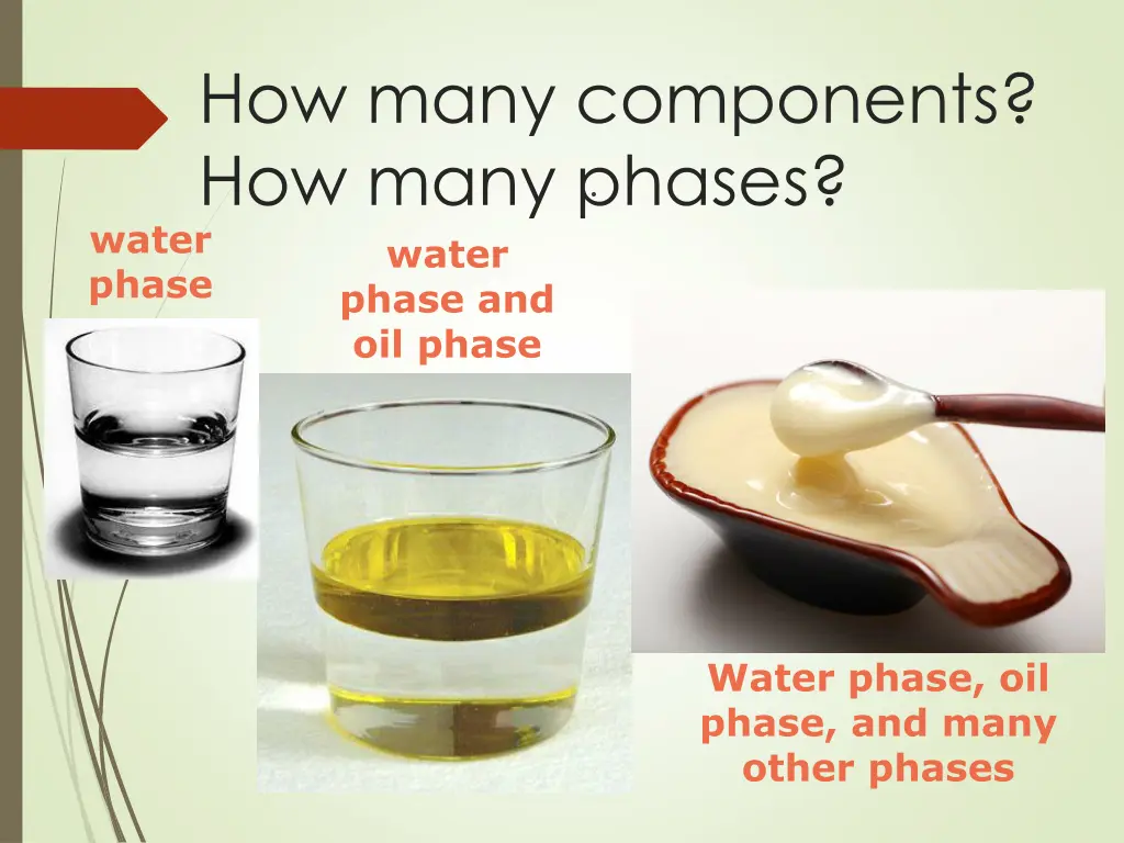 how many components how many phases 1