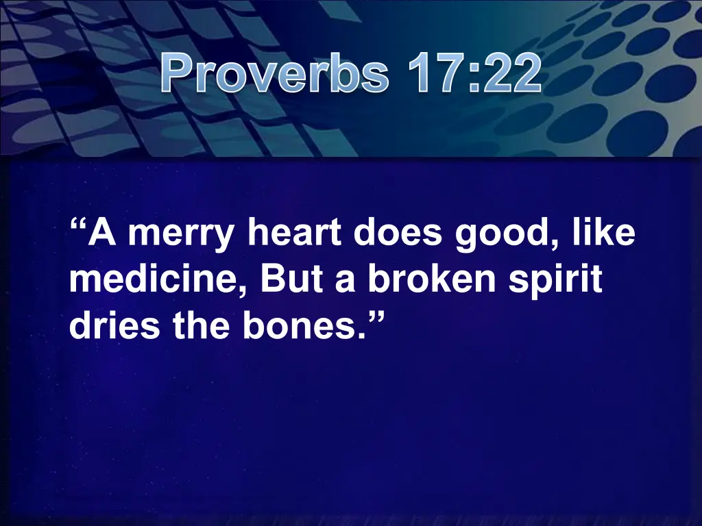 proverbs 17 22