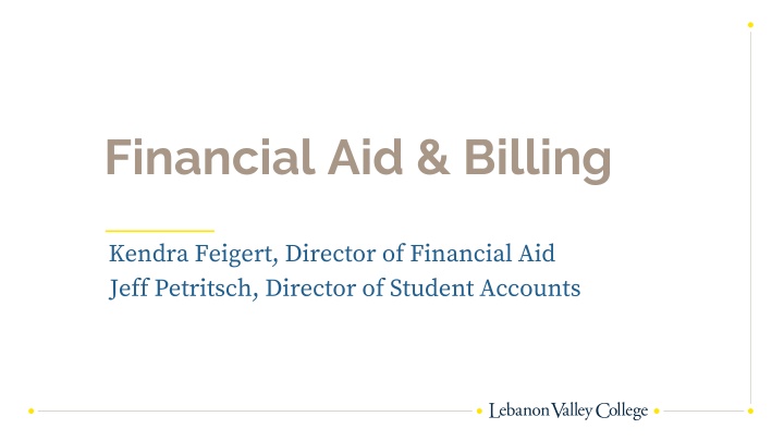 financial aid billing