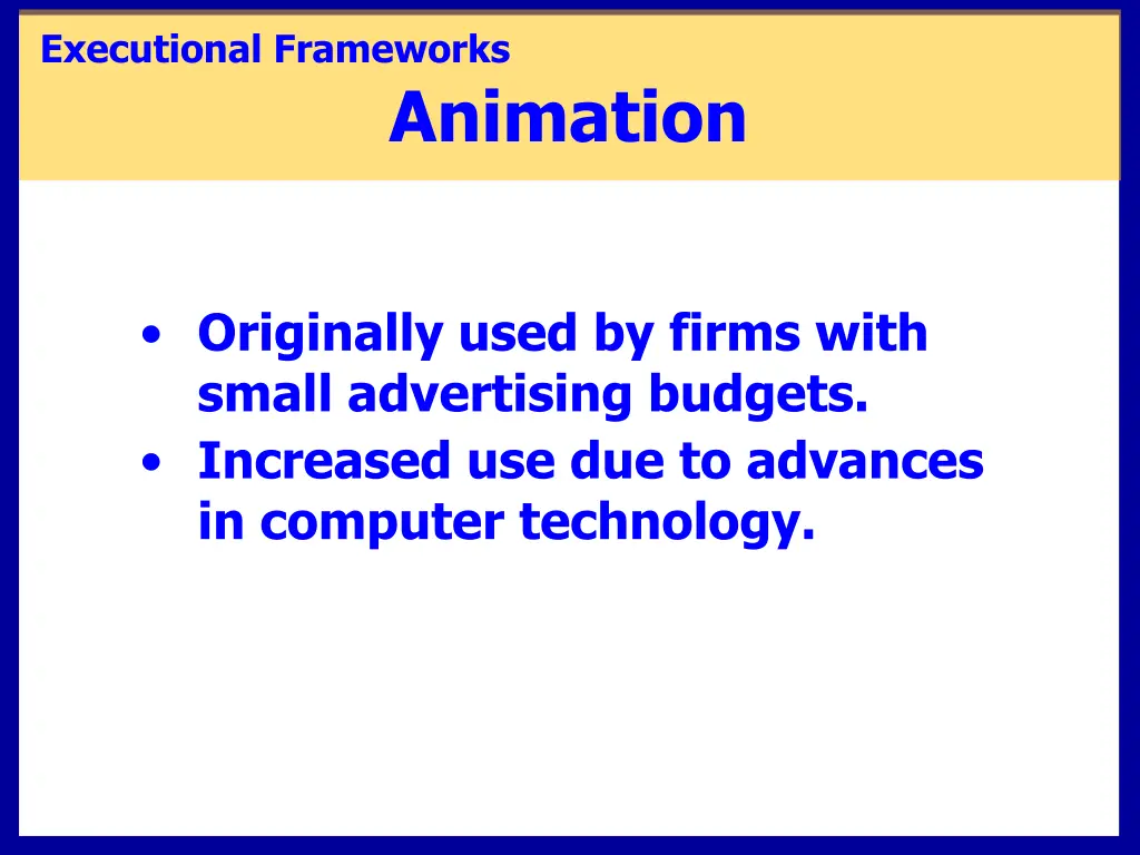 executional frameworks 1