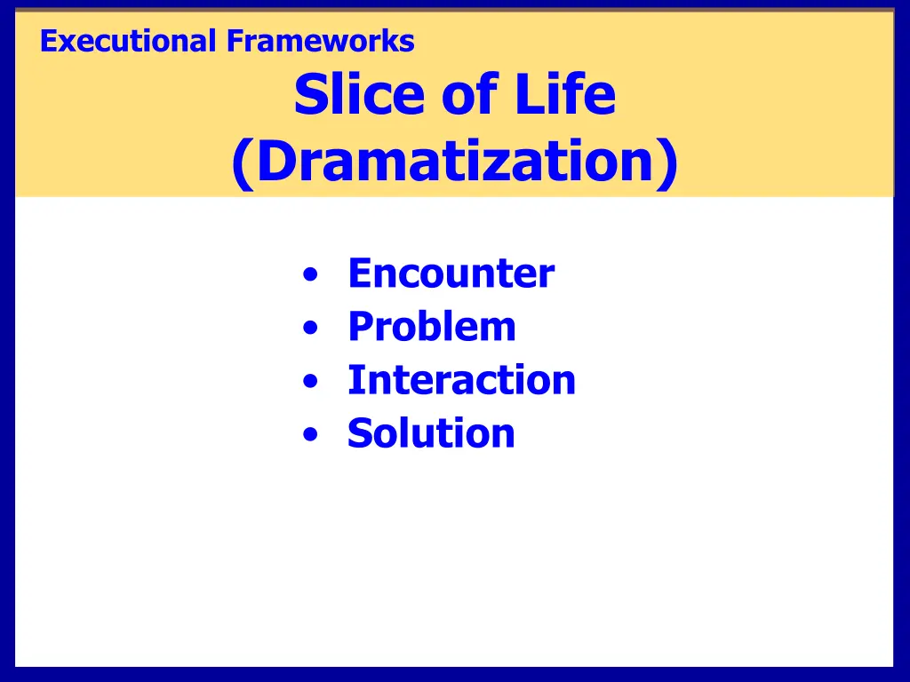 executional frameworks 2